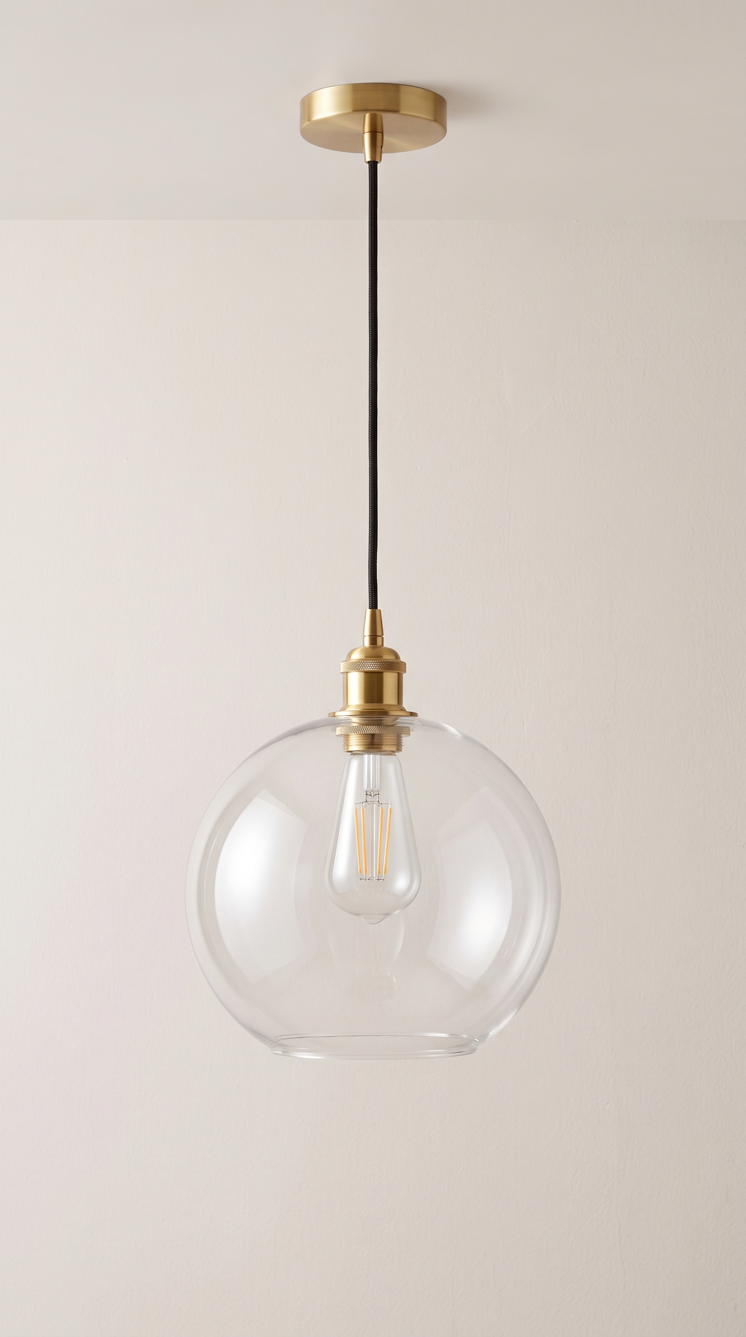Lampu Gantung Kaca Globe